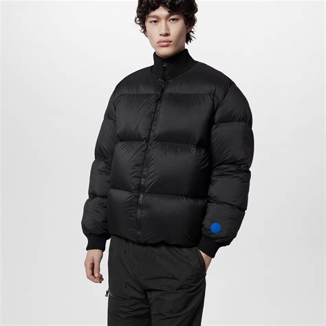 black reversible louis vuitton damier print down jacket|Damier Reversible Down Blouson .